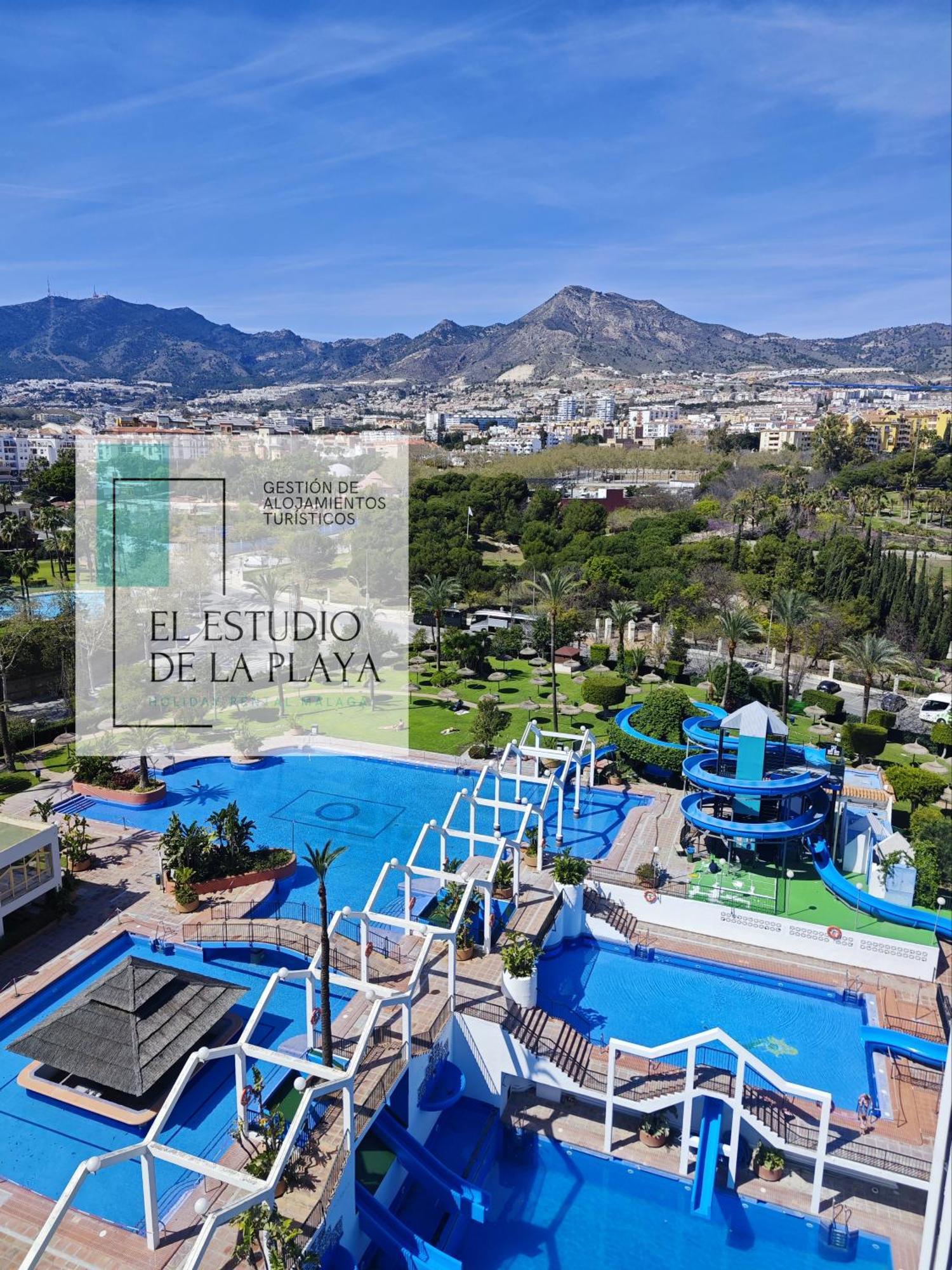 El Estudio De La Playa Benalbeach New 1Bd, Piscinas, Playa Y Vistas Al Mar Ref504 Benalmádena Dış mekan fotoğraf